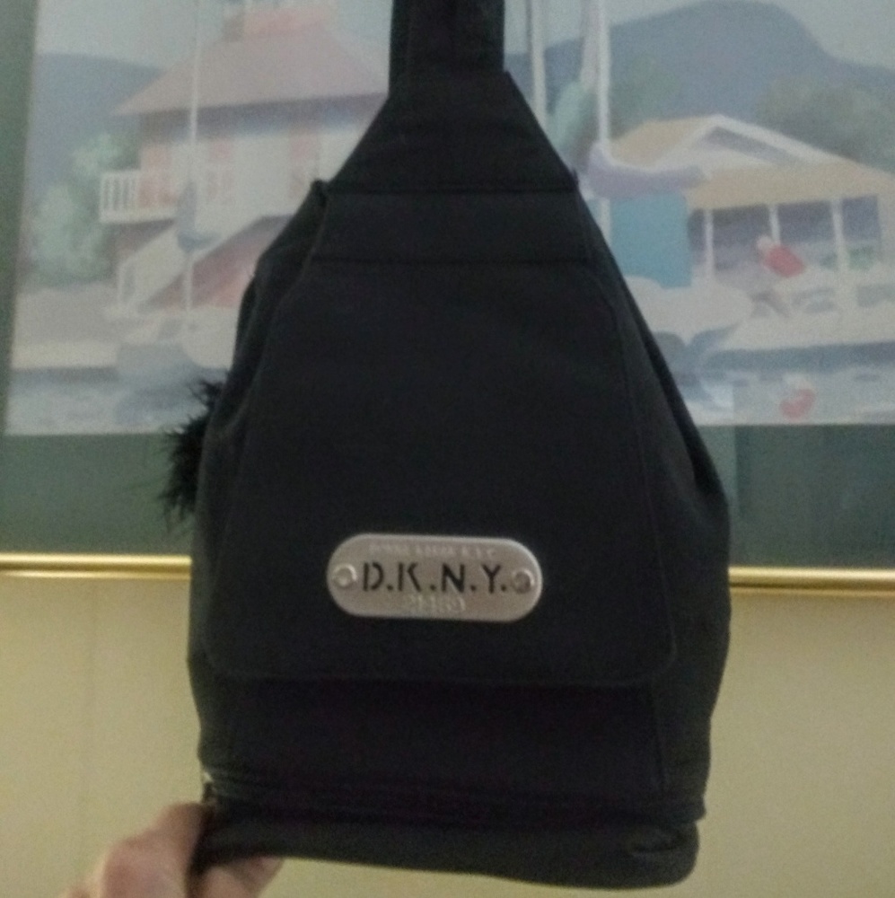 Dkny black backpack